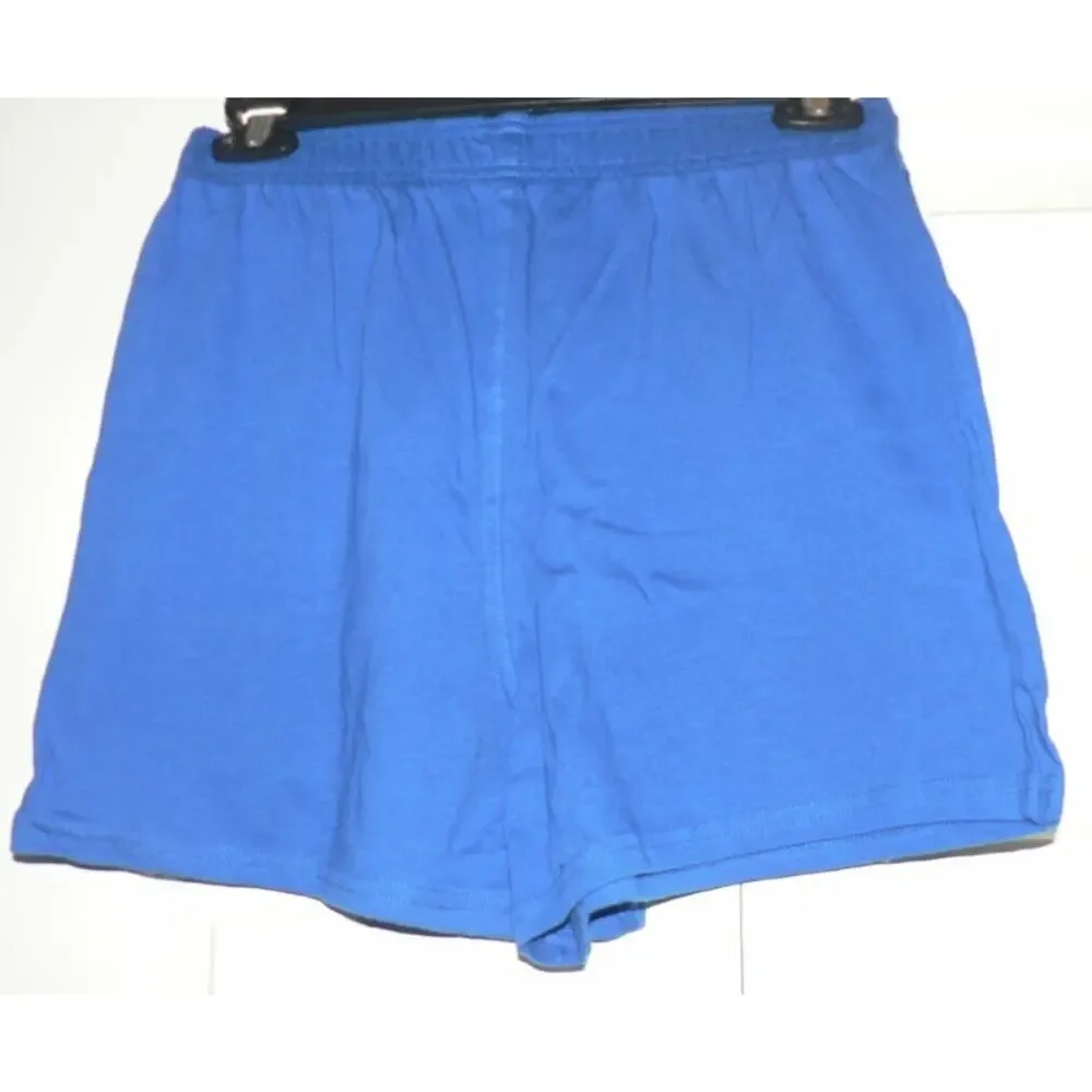 Ugly Stuff Holiday Supply Co.Men's Dino Cotton Boxer‎ Shorts Royal Blue Small
